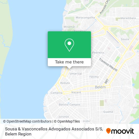 Mapa Sousa & Vasconcellos Advogados Associados S / S