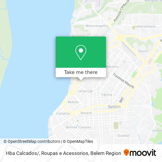 Hba Calcados / , Roupas e Acessorios map