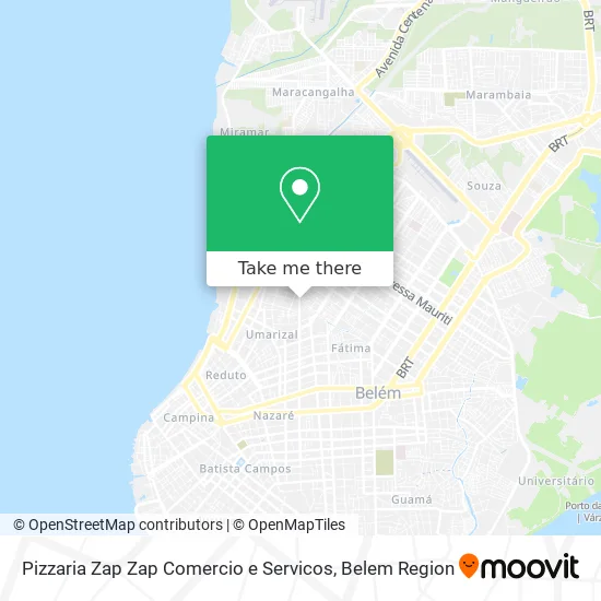 Pizzaria Zap Zap Comercio e Servicos map