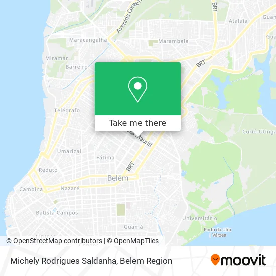 Michely Rodrigues Saldanha map
