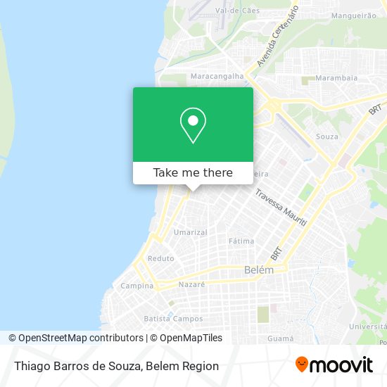 Thiago Barros de Souza map