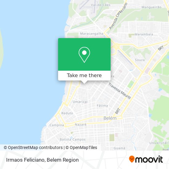 Irmaos Feliciano map