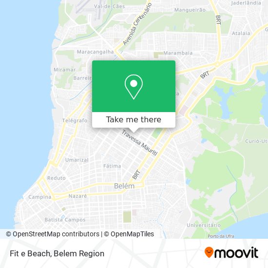 Fit e Beach map