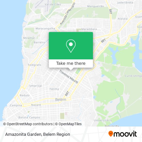 Amazonita Garden map