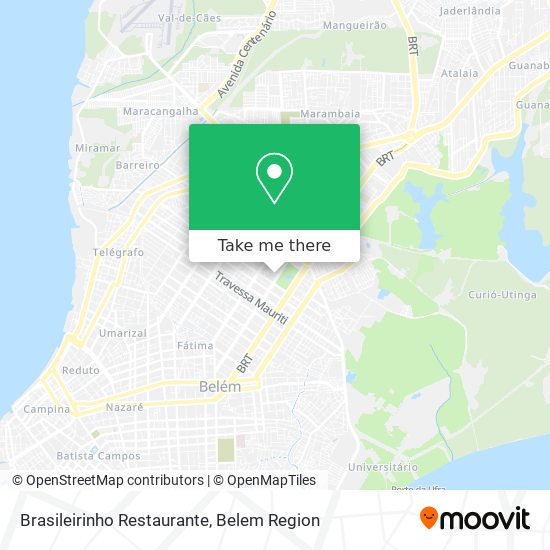 Brasileirinho Restaurante map