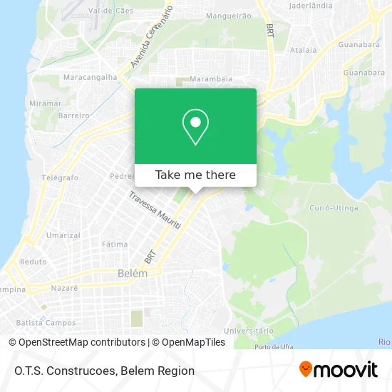 O.T.S. Construcoes map