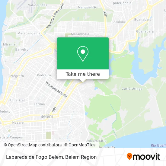 Labareda de Fogo Belem map