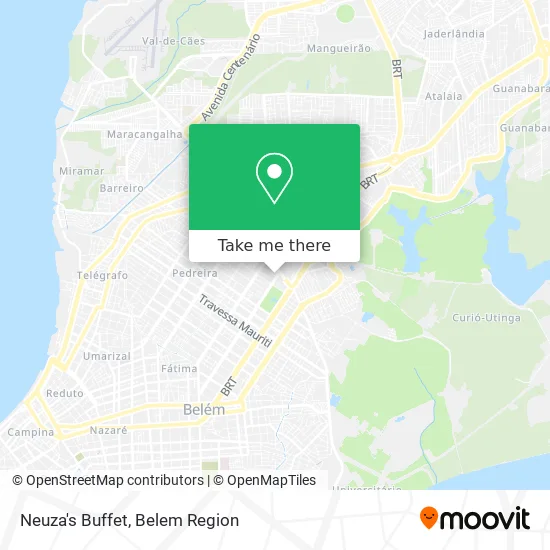 Neuza's Buffet map