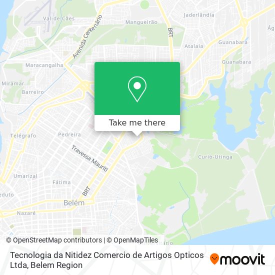 Mapa Tecnologia da Nitidez Comercio de Artigos Opticos Ltda