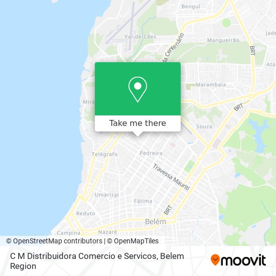 C M Distribuidora Comercio e Servicos map