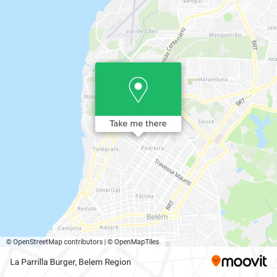 La Parrilla Burger map