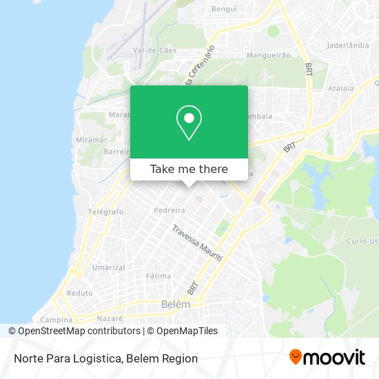 Norte Para Logistica map