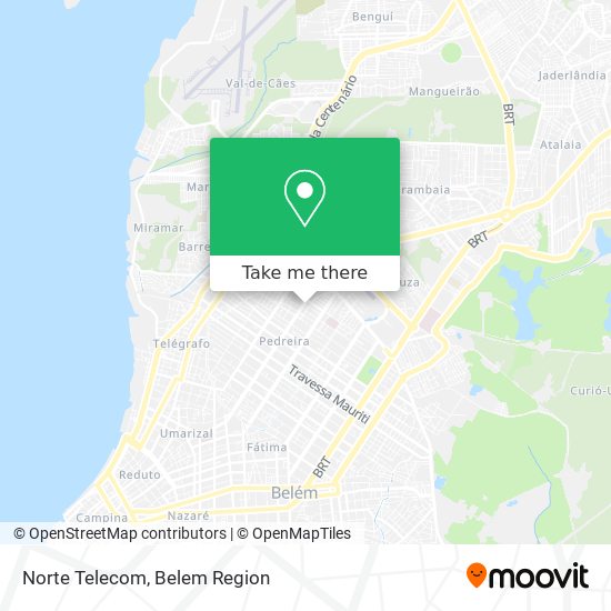Norte Telecom map