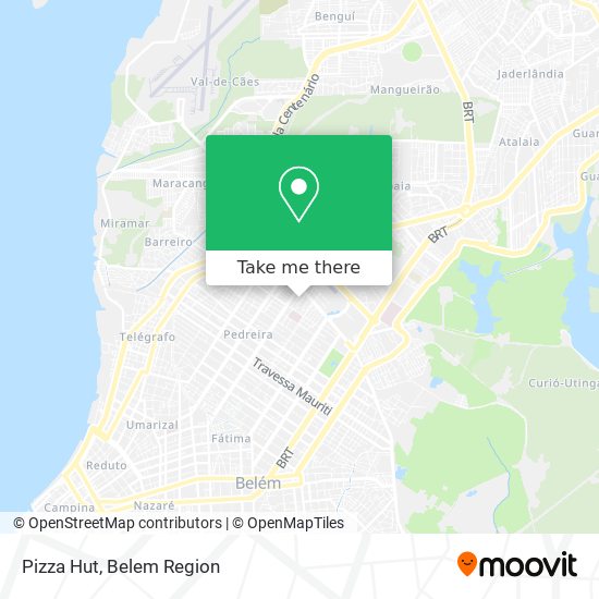 Pizza Hut map