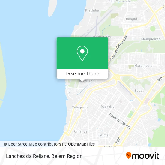 Lanches da Reijane map