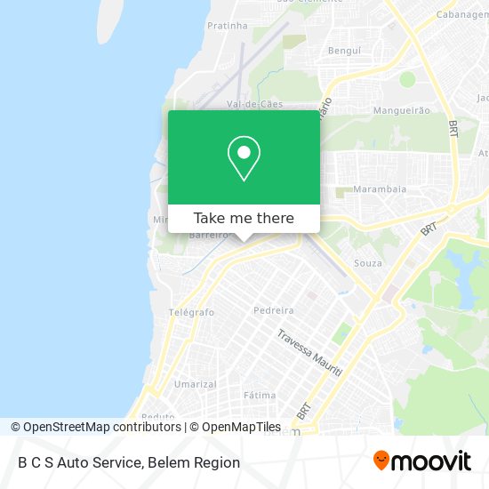 B C S Auto Service map