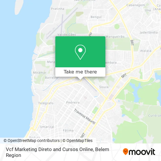 Vcf Marketing Direto and Cursos Online map