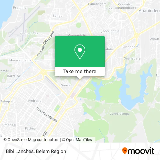 Bibi Lanches map