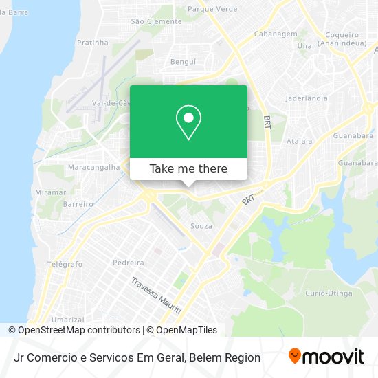 Jr Comercio e Servicos Em Geral map