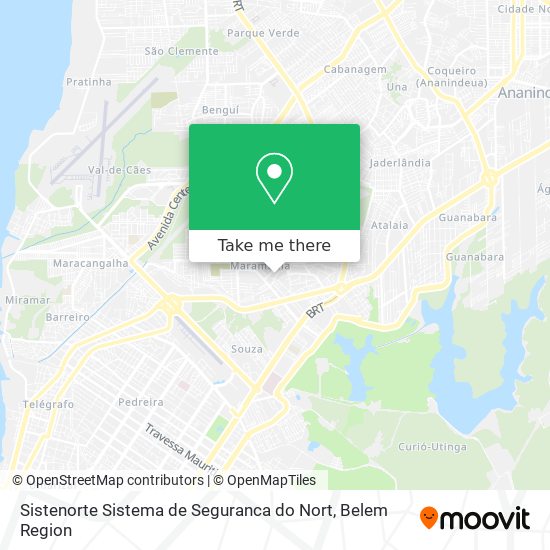 Sistenorte Sistema de Seguranca do Nort map