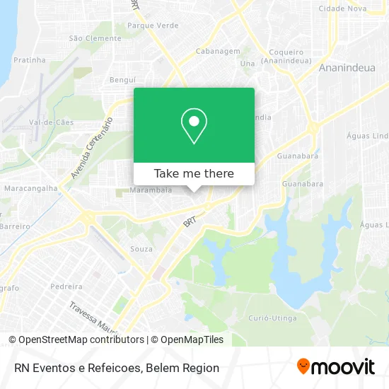 RN Eventos e Refeicoes map