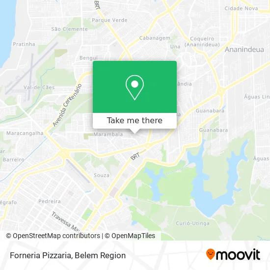 Forneria Pizzaria map