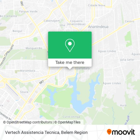 Vertech Assistencia Tecnica map