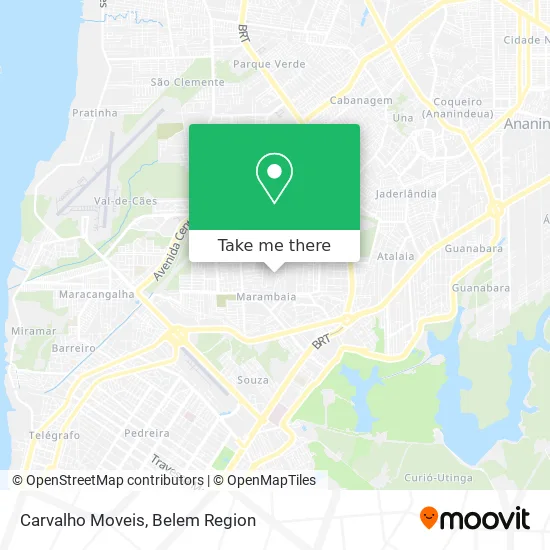 Carvalho Moveis map