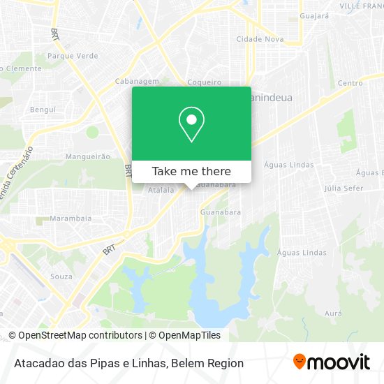 Atacadao das Pipas e Linhas map