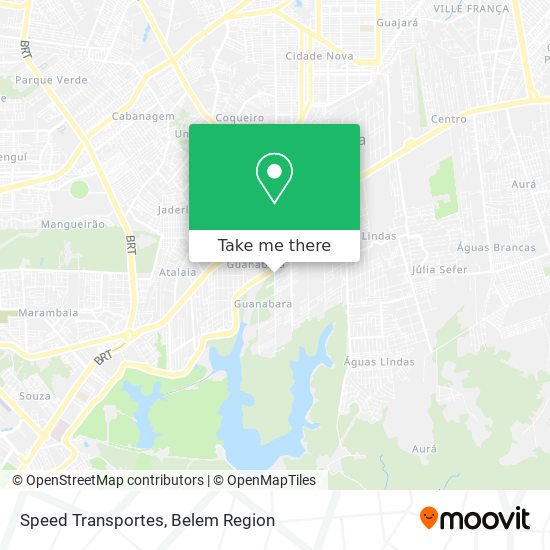 Speed Transportes map