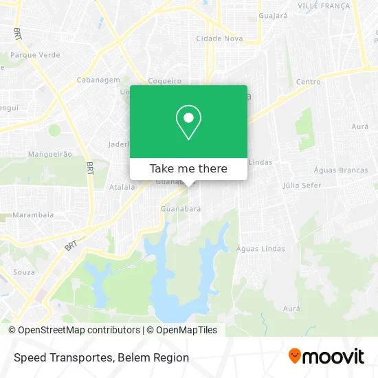 Speed Transportes map