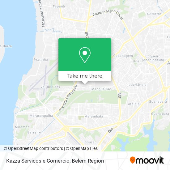 Kazza Servicos e Comercio map