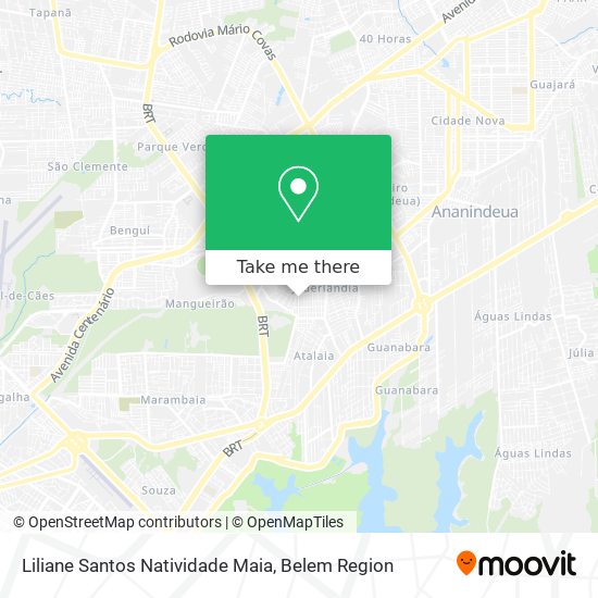 Liliane Santos Natividade Maia map