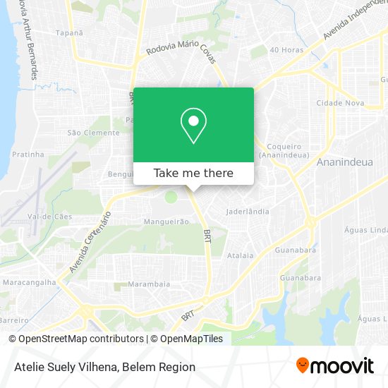 Atelie Suely Vilhena map