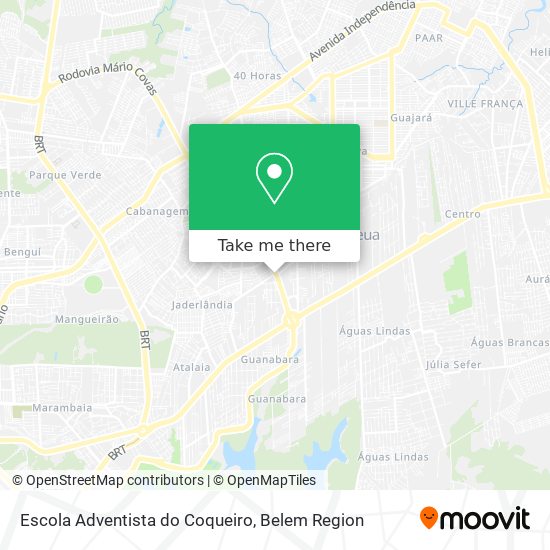 Escola Adventista do Coqueiro map