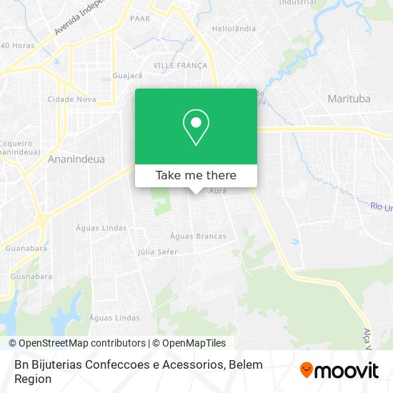 Bn Bijuterias Confeccoes e Acessorios map