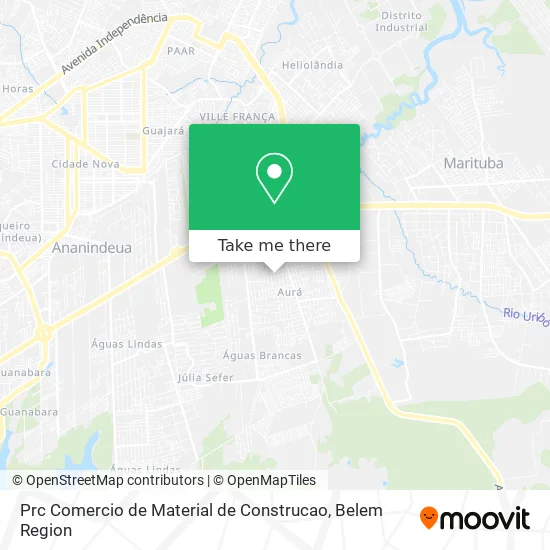 Prc Comercio de Material de Construcao map