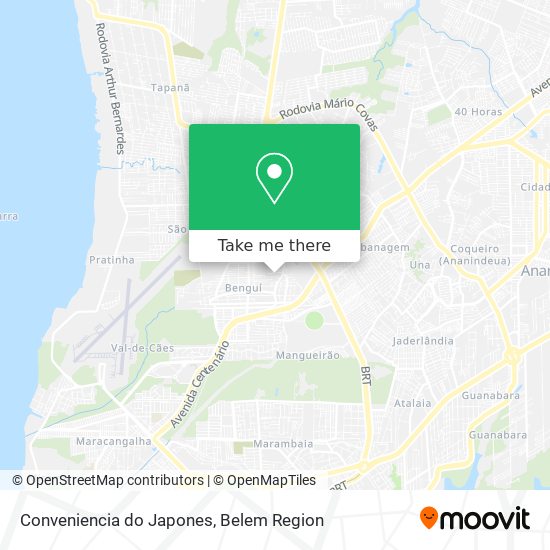 Conveniencia do Japones map