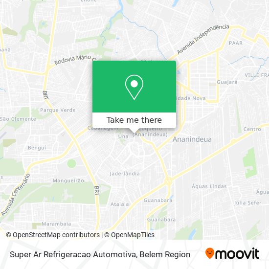 Super Ar Refrigeracao Automotiva map