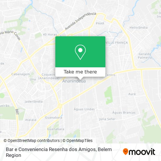 Bar e Conveniencia Resenha dos Amigos map