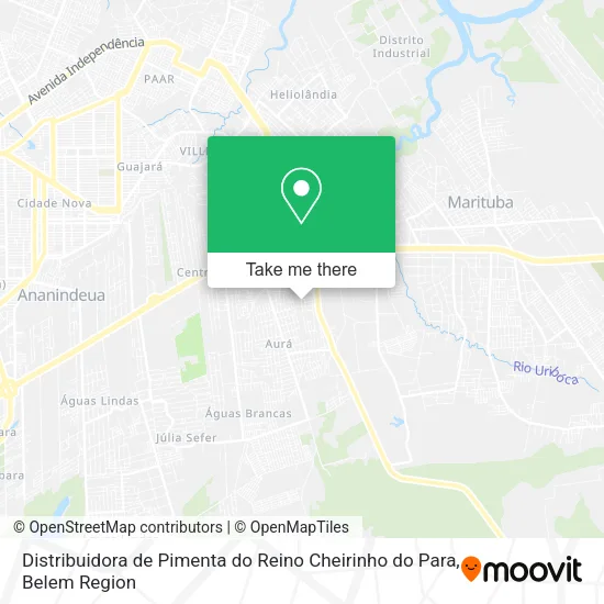 Distribuidora de Pimenta do Reino Cheirinho do Para map