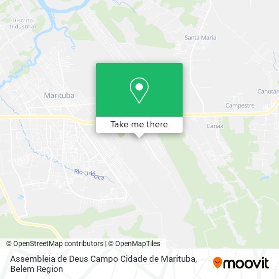 Assembleia de Deus Campo Cidade de Marituba map