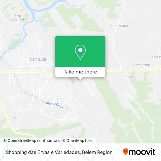 Shopping das Ervas e Variedades map