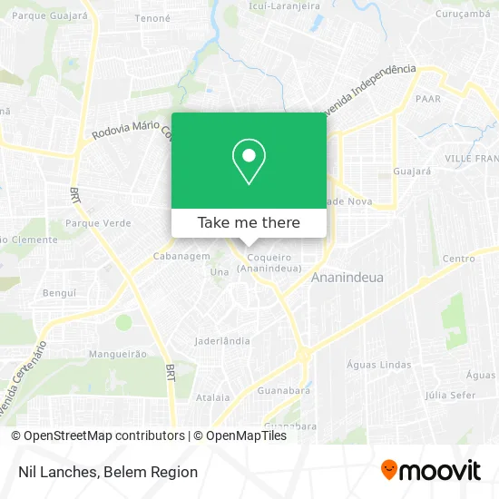 Nil Lanches map