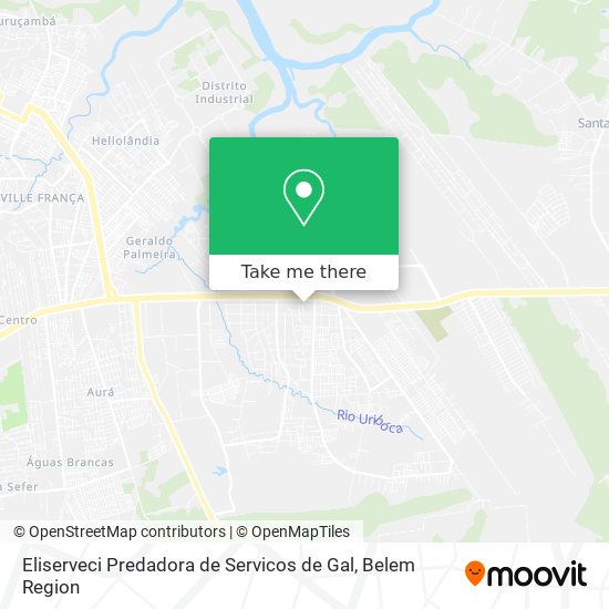 Mapa Eliserveci Predadora de Servicos de Gal