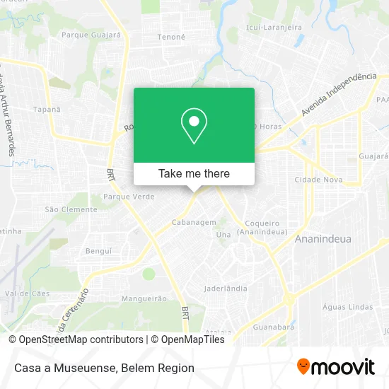 Casa a Museuense map