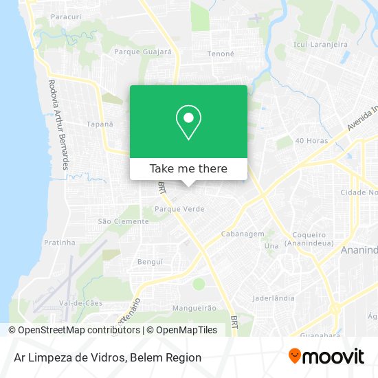 Ar Limpeza de Vidros map