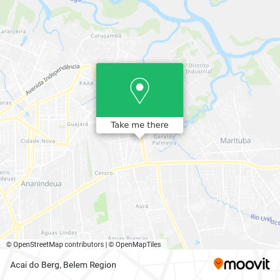 Acai do Berg map