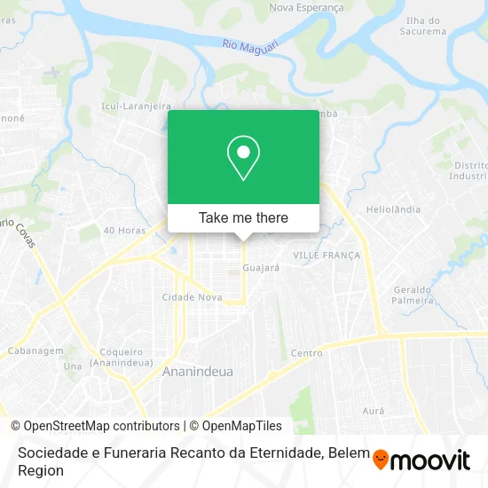 Sociedade e Funeraria Recanto da Eternidade map