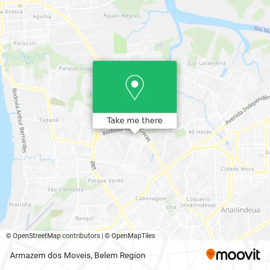 Armazem dos Moveis map